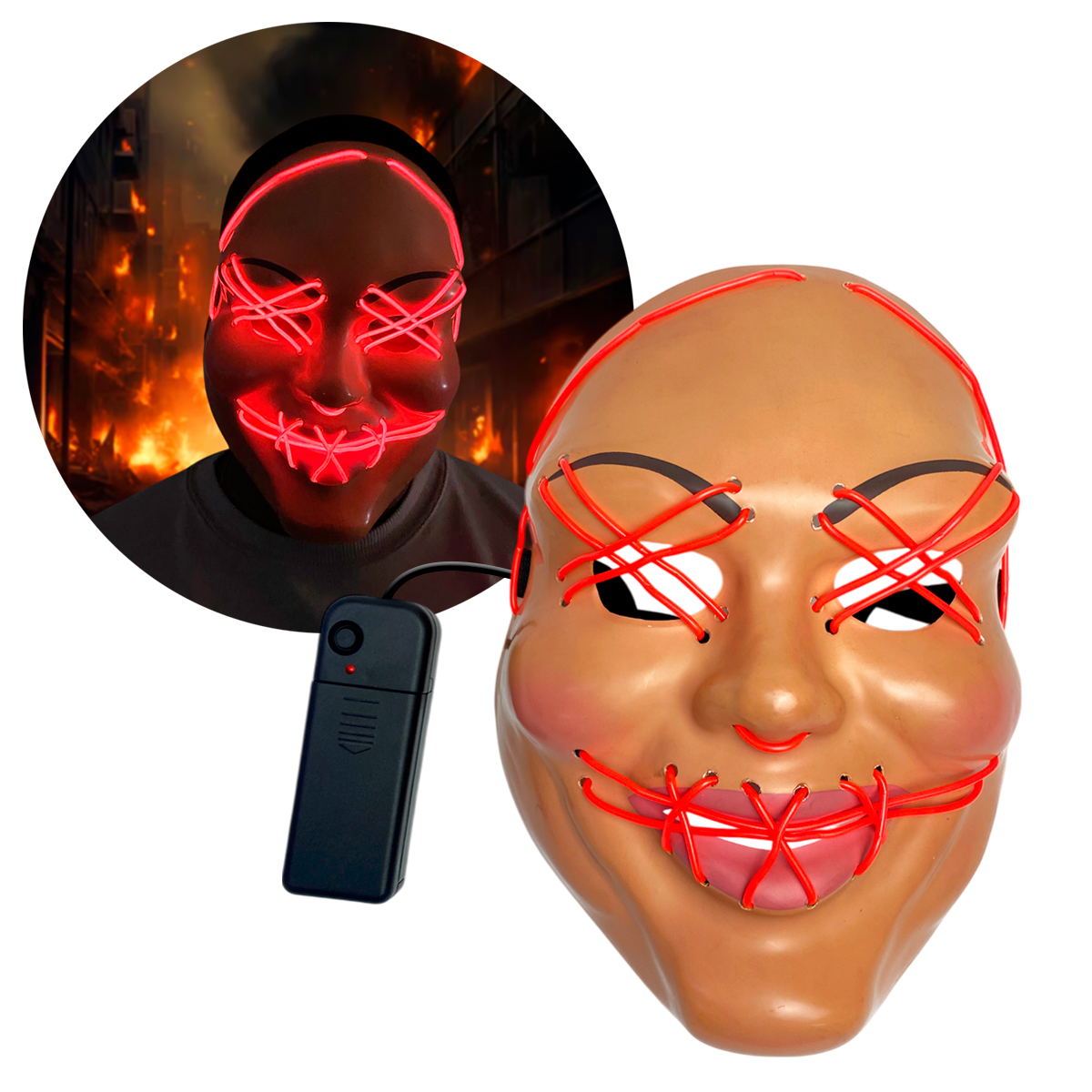 Miniatura 6 de Mascara Luminosa De La Purga MPU01